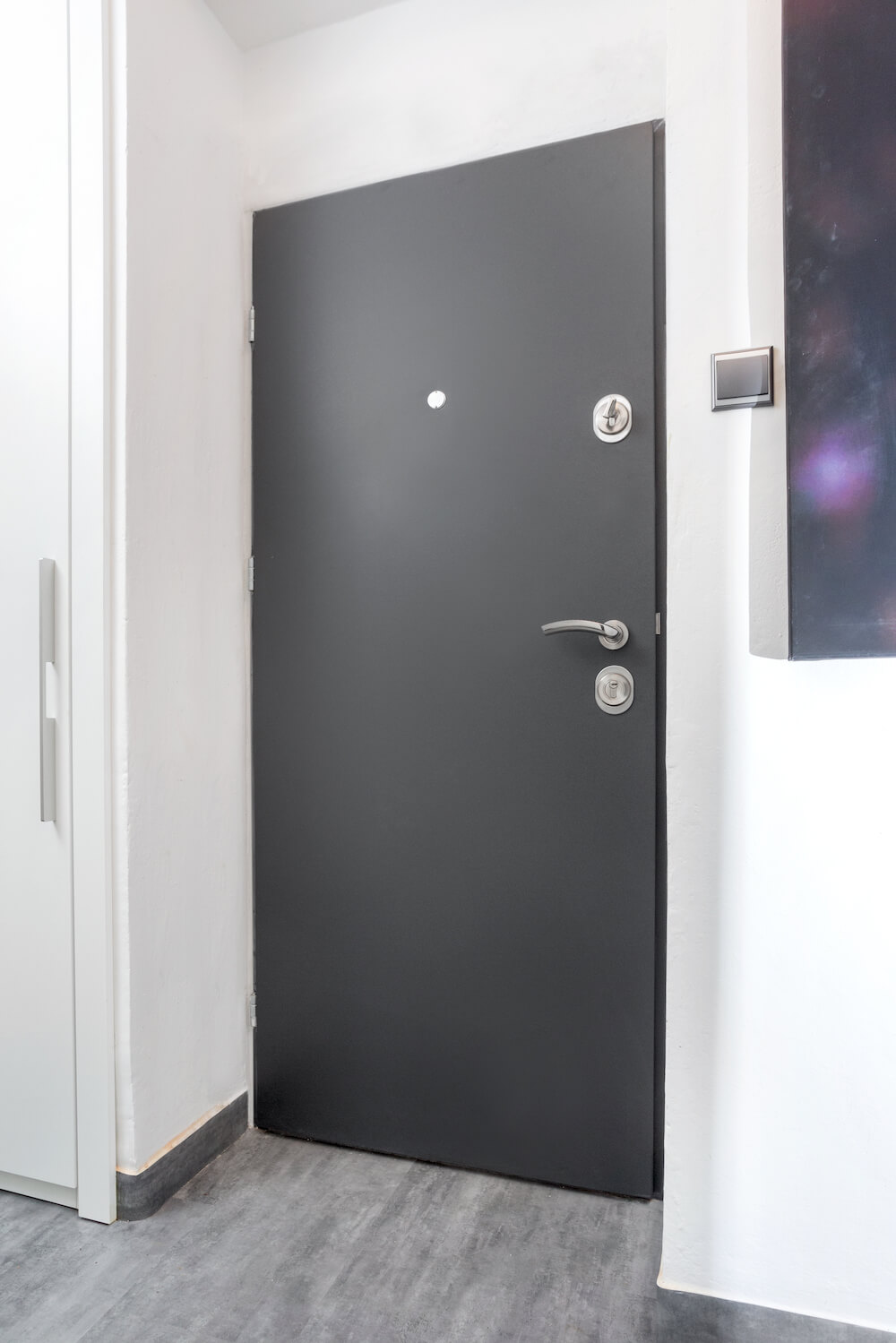 protipožární dveře šedé
